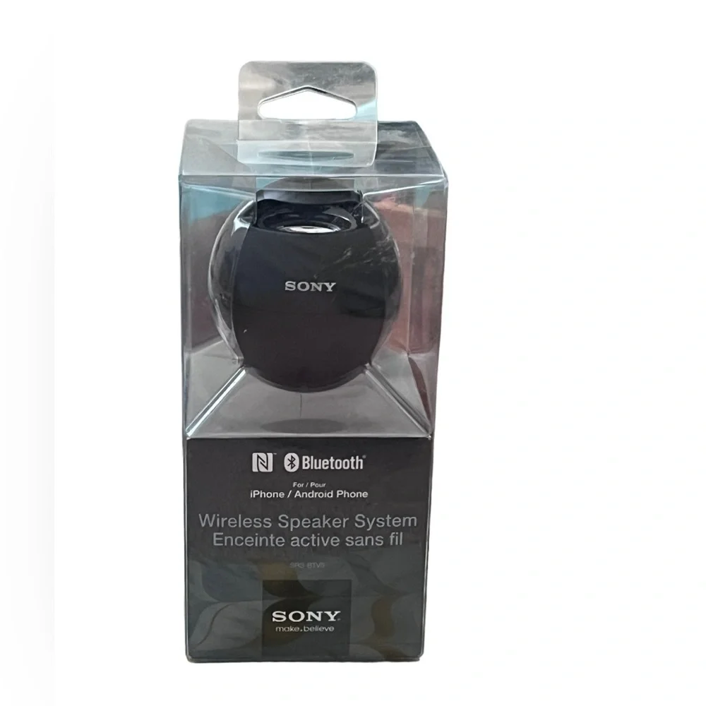 Sony Bluetooth Wireless Portable Speaker Black for iPhone/ Android NEW